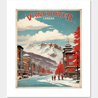 Vancouver Canada Vintage Poster Tourism Posters and Art